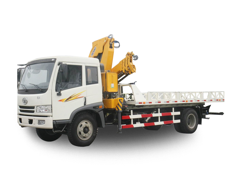 FAW 8 Tons Wrecker Towing Truck With 6 Tons Foldable Boom Crane Wrecker Truck 