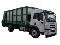 30m3 Cow Ranches Using Cattle Feed Scattering Fodder Spreader Truck