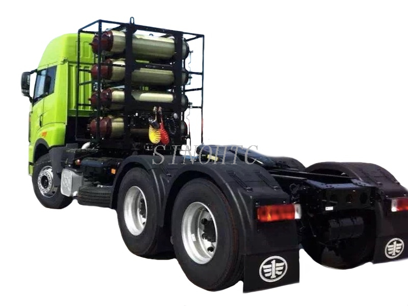 FAW Tractor Head 6x4 CNG Trucks For Sale